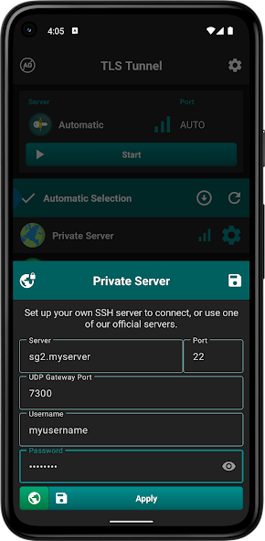 TLS Tunnel скриншот